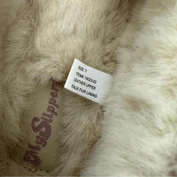 My Slippers Barbie Pink Slip On Leather Suede Slippers House Shoes - Picture 4 of 6